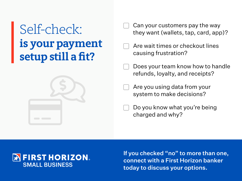 Self-check checklist to see if your payment setup is still a fit