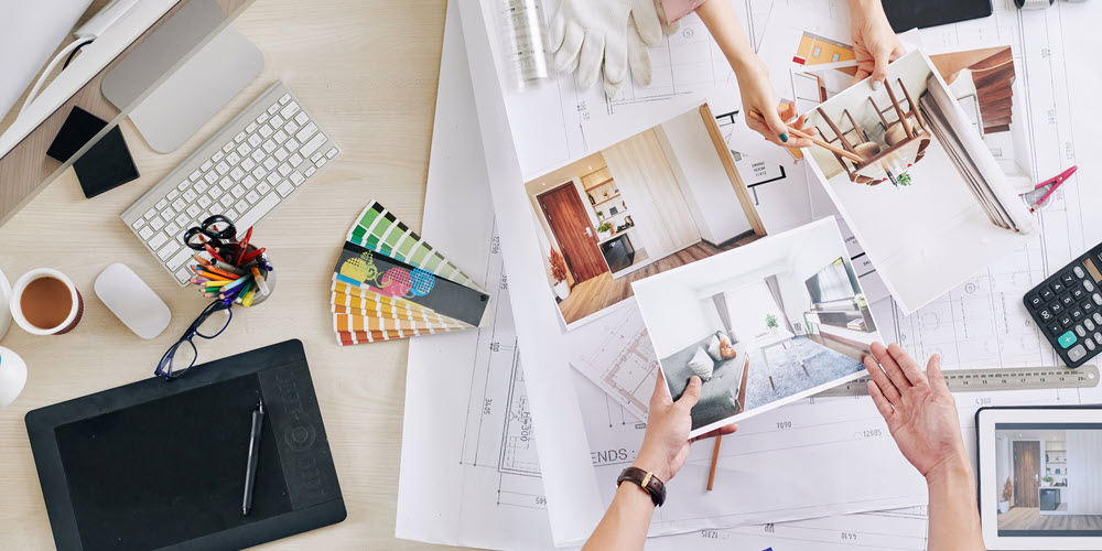 Renovations plan for a home.