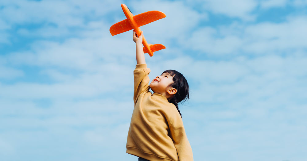 Beautiful six year old girl.