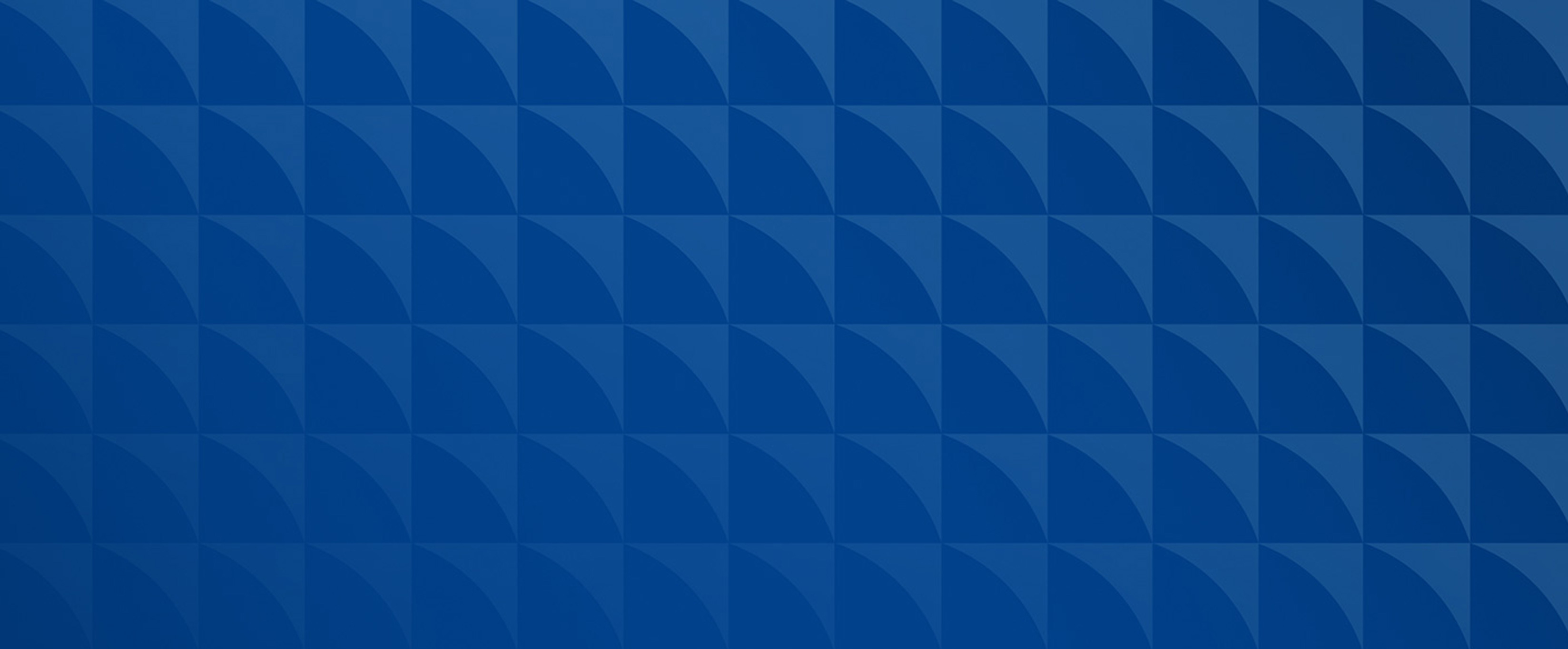 Geometric textured blue background.