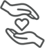 hands holding heart