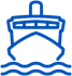 Icon of a boat on water