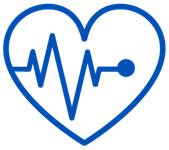 An icon of a heart monitor.