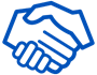 Icon of hands shaking