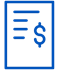 Icon of a money report