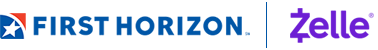 First Horizon and Zelle logo