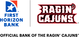 First Horizon Ragin Cajun logo